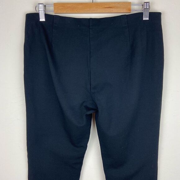 Eileen Fisher Slim Stretch Yoga Pant - Black - Picture 6 of 7